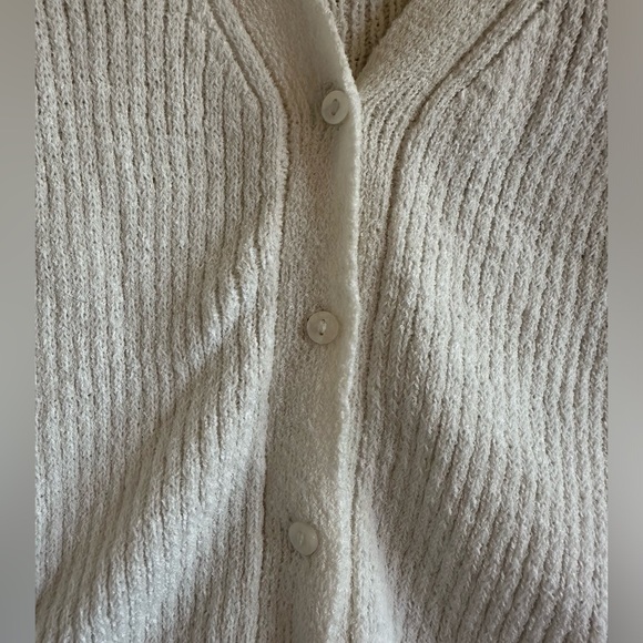 Women’s Divided (H&M) White Button Up Cardigan - Picture 8 of 9